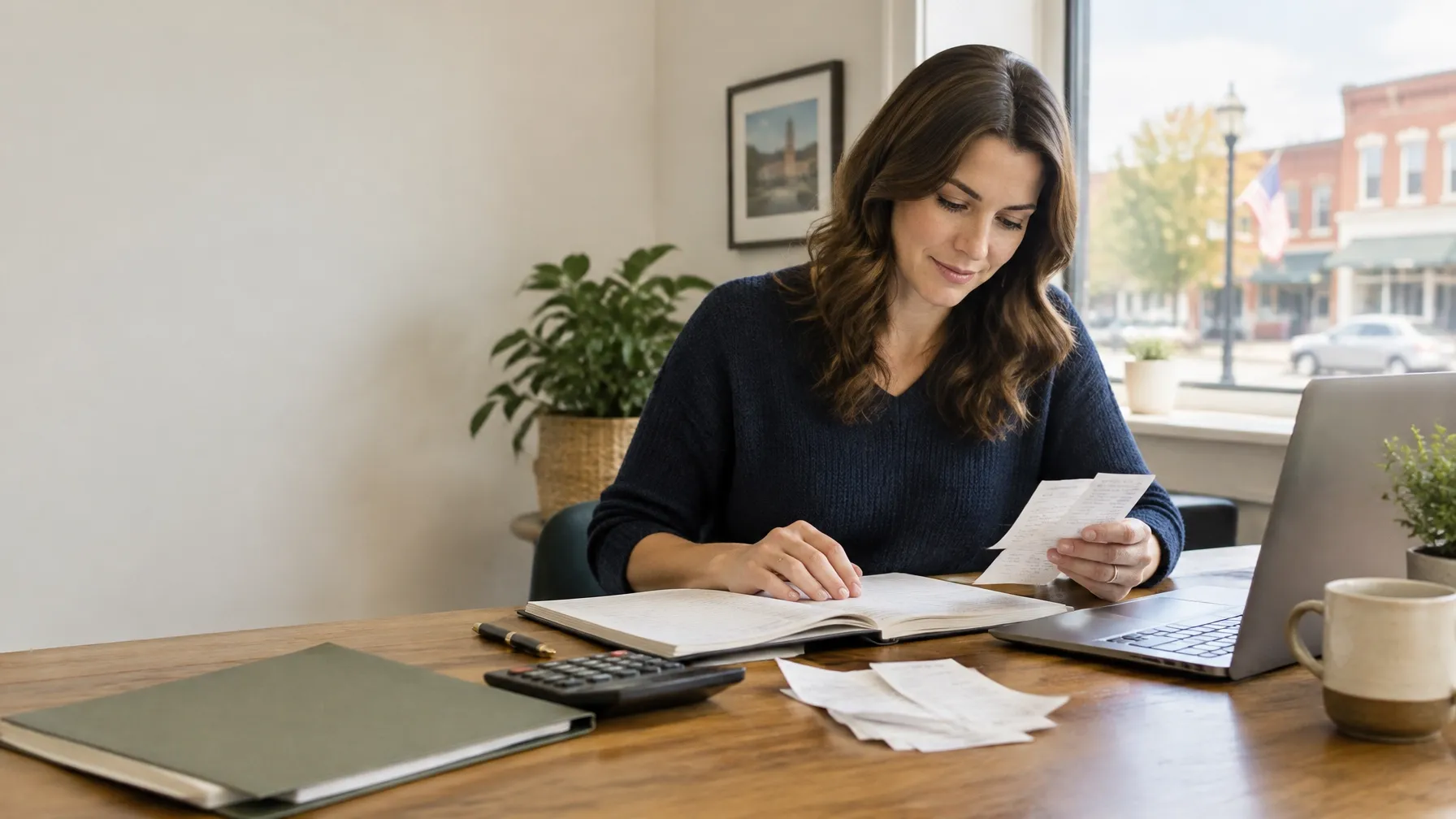 Small-business tax preparation article illustration